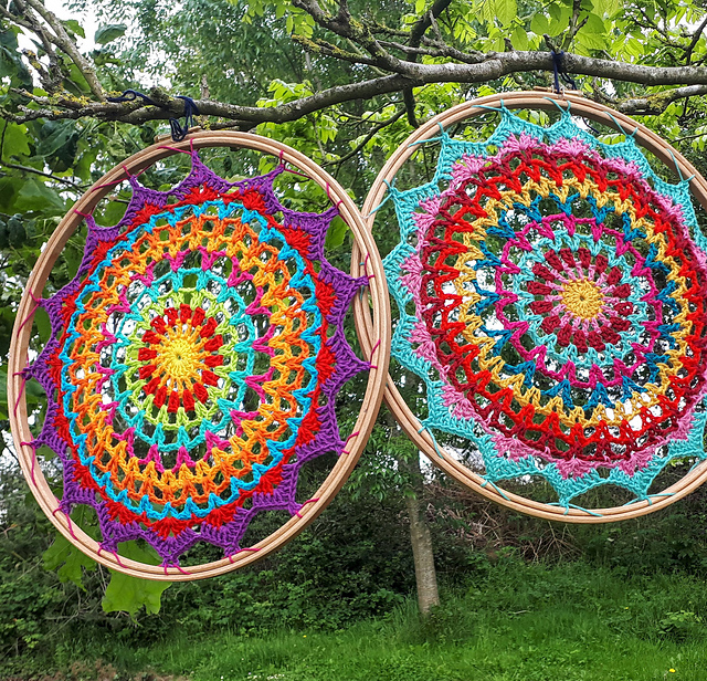 Summer Mandala crochet pattern by Carmen Heffernan