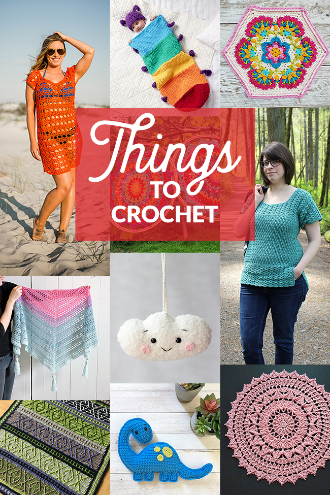 Things to Crochet - Looking for something summery to crochet? Find your summer crochet project with one of these brand new patterns from independent designers.