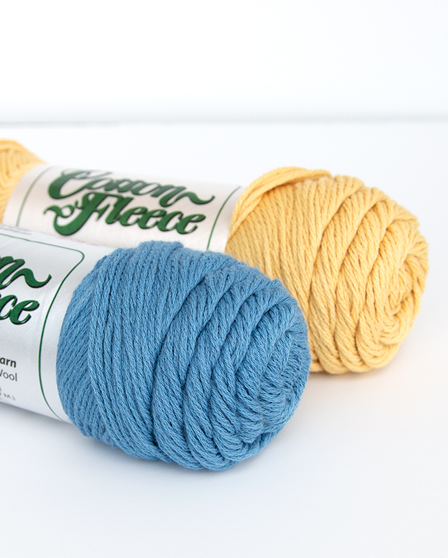 Cotton Fleece Yarn from Brown Sheep Company is versatile and durable with an 80/20 mix of cotton and wool. Great for baby knitting and crochet projects, dish cloths, and more!