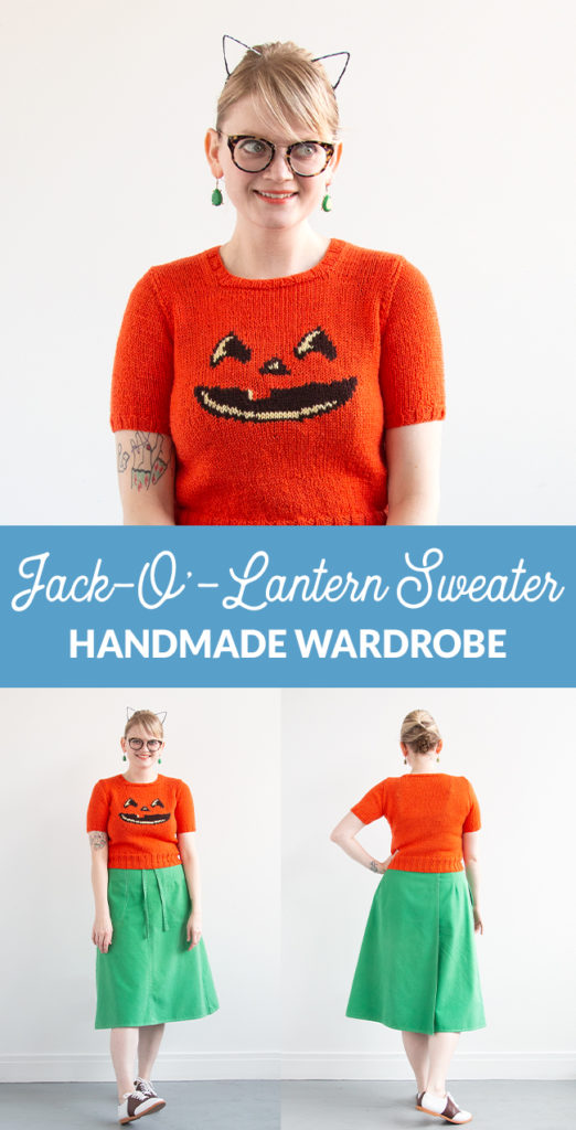 Read about how this intarsia jack-o'-lantern sweater came to be, and the joy of making exactly what you want to make, just for you.