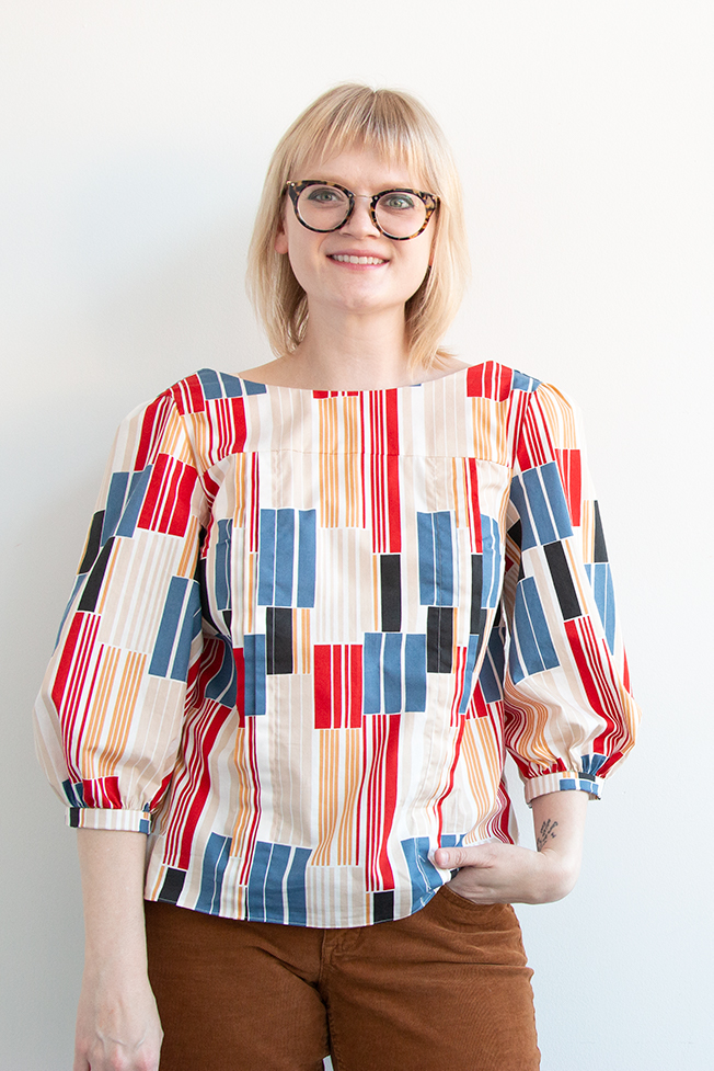 Sewing the Mathilde Blouse: what worked? What didn't? And where can you find fun, fresh fabric to pair with some beautiful buttons for adding to your handmade wardrobe? This post has the answers. 