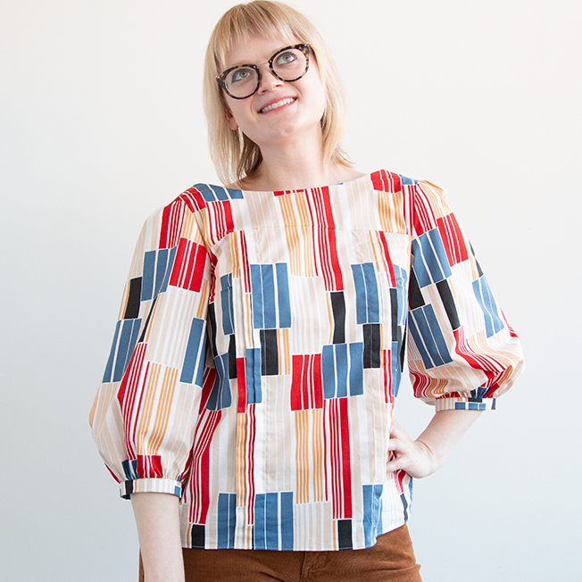 Sewing the Mathilde Blouse: what worked? What didn't? And where can you find fun, fresh fabric to pair with some beautiful buttons for adding to your handmade wardrobe? This post has the answers. 