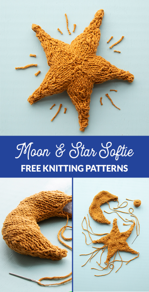 If you're looking for a baby knitting idea that isn't your standard blanket or sweater, this quick-to-make set of stuffed knit toys is just the ticket. Get the free knitting patterns on the Hands Occupied Blog.