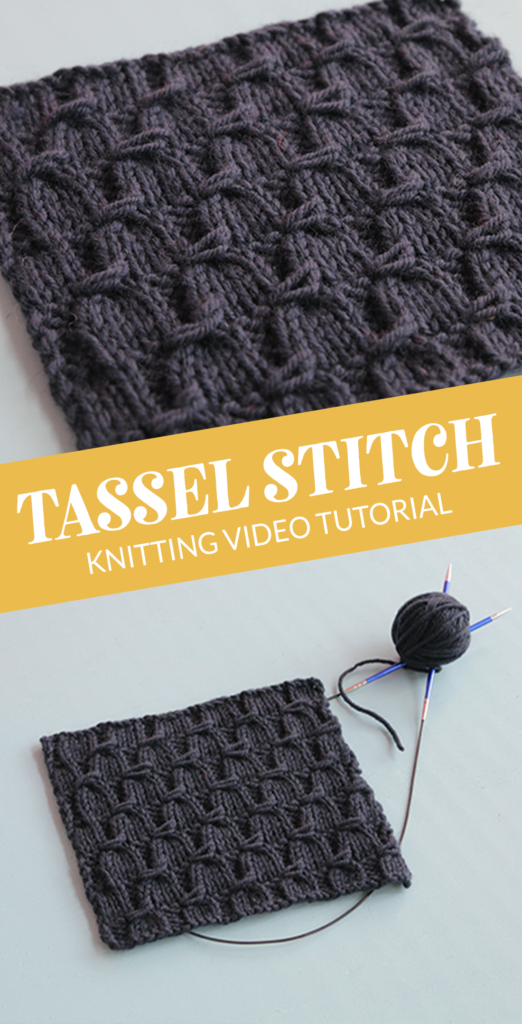 Heidi from Hands Occupied walks you through how to knit the tassel stitch.