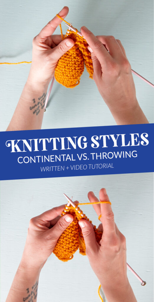 Learn the differences between picking and throwing style knitting to help decide which is right for you.