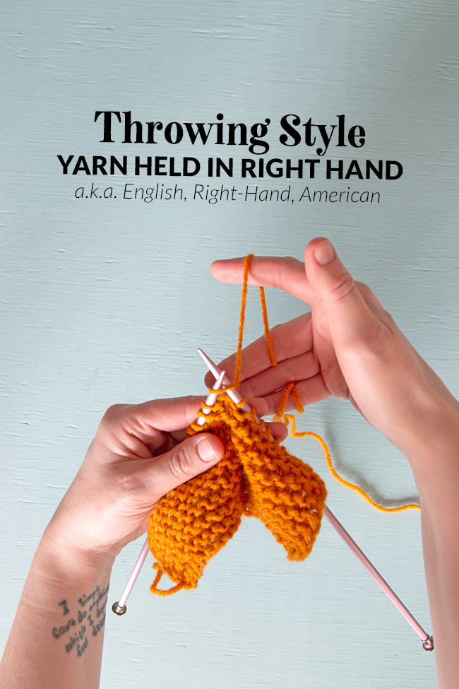 Learn the differences between picking and throwing style knitting to help decide which is right for you.