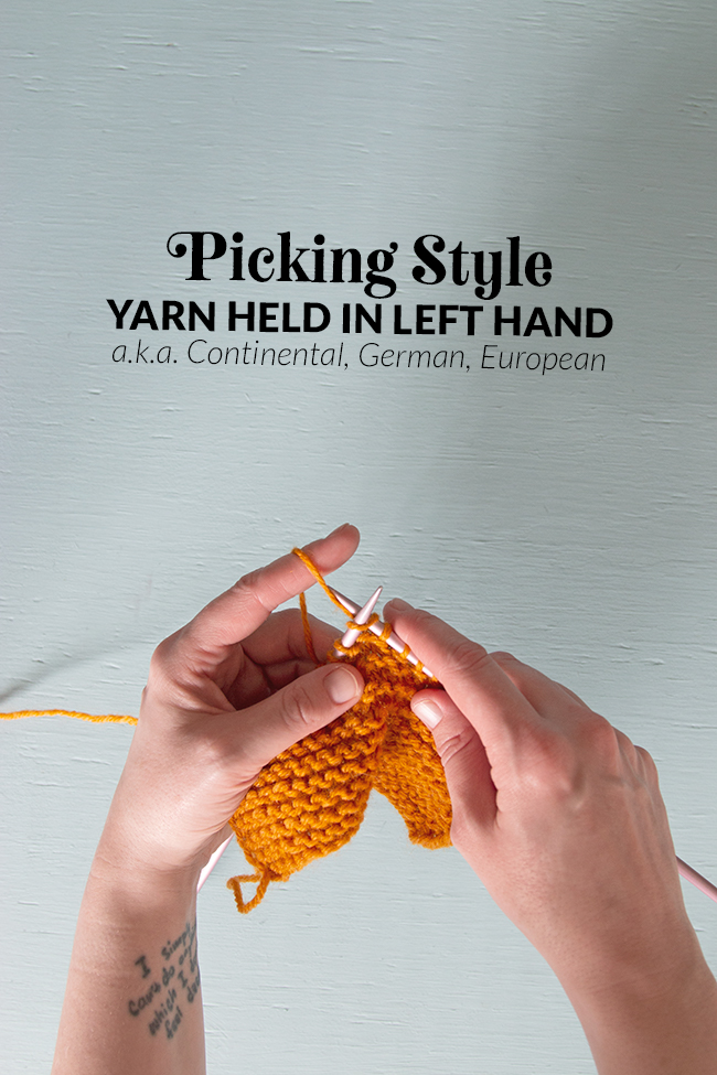 Learn the differences between picking and throwing style knitting to help decide which is right for you.