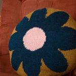 The new Intarsia Flower Pillow pattern is here!